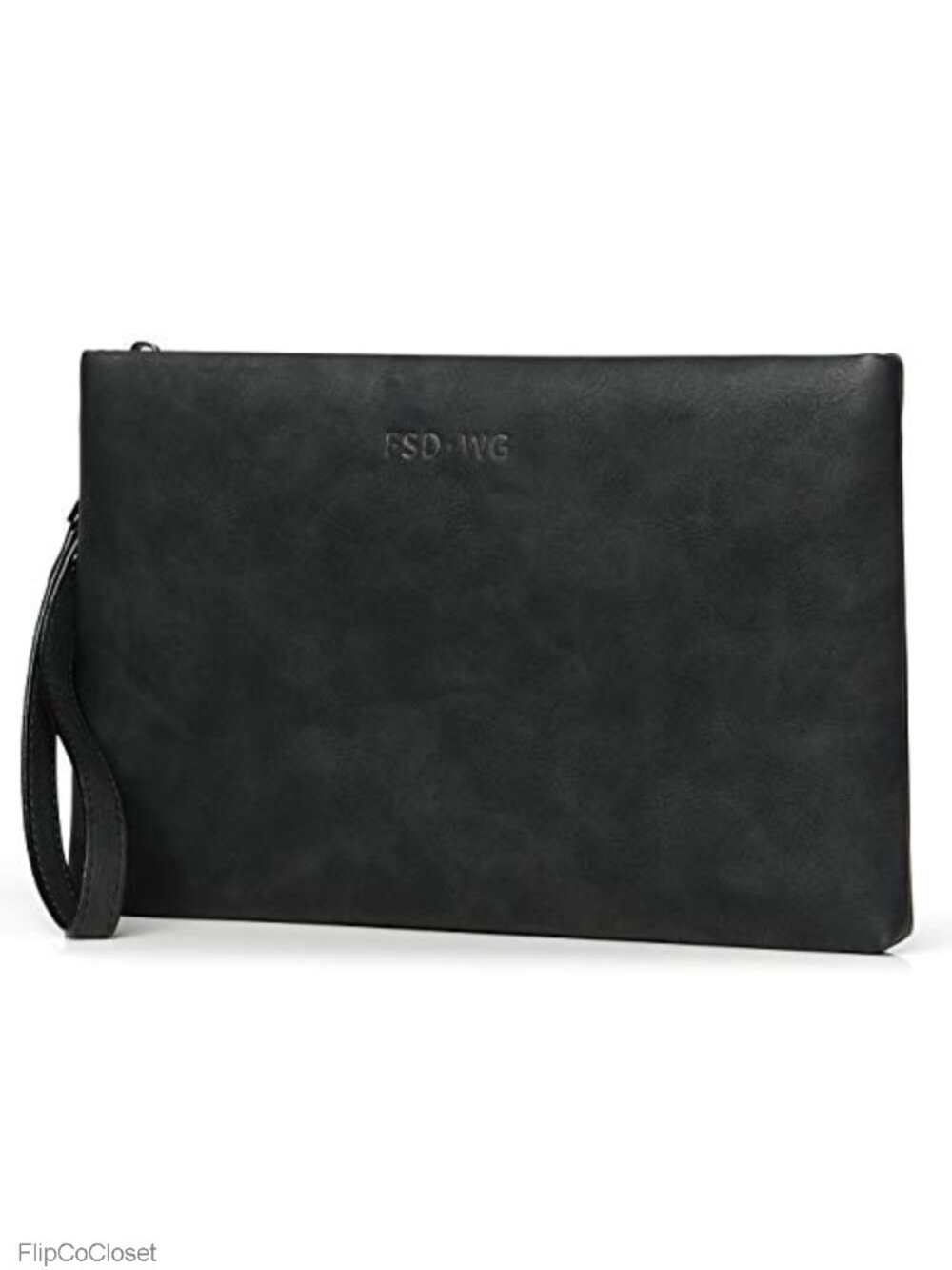 Men's PU Leather Clutch Bag Large Handbag Vintage Wallet Travel Accessory